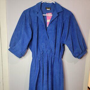 Stuart Alan Velour Midi Dress